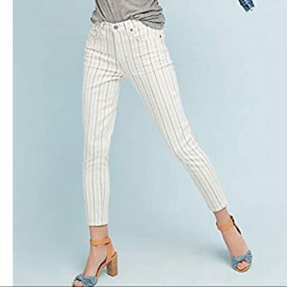 Citizens of Humanity || Pinstriped High Rise Jeans